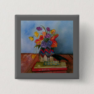 Begrüßen des neuen Jahres Button