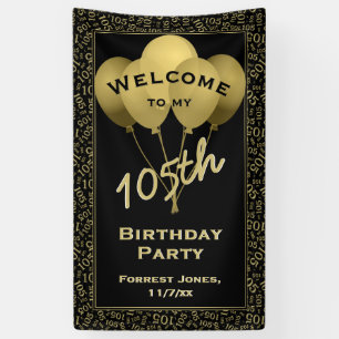 Begrüßen Sie 150. Geburtstagnumerisches Pattengo Banner