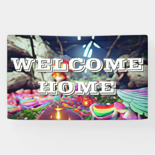 Begrüßen Sie das Zuhause-Banner für benutzerdefini Banner