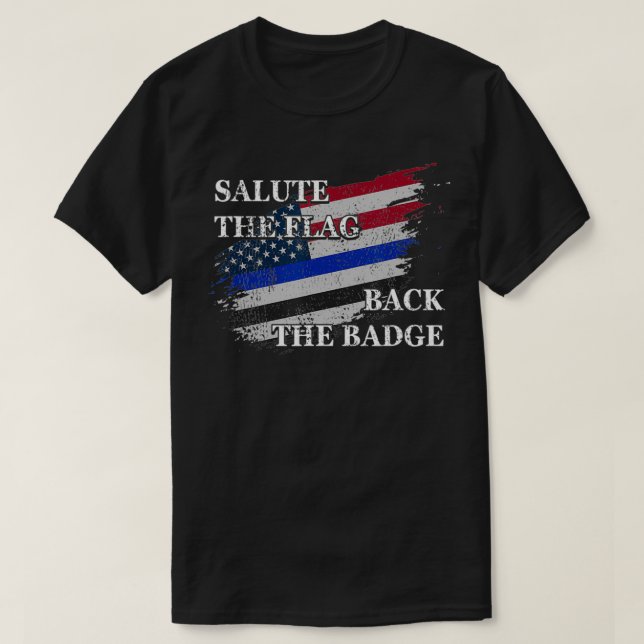 Begrüßen Sie die Flagge zurück, die die dünne blau T-Shirt (Design vorne)