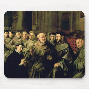 Begrüßen von St Bonaventure in den Franziskaner Mousepad