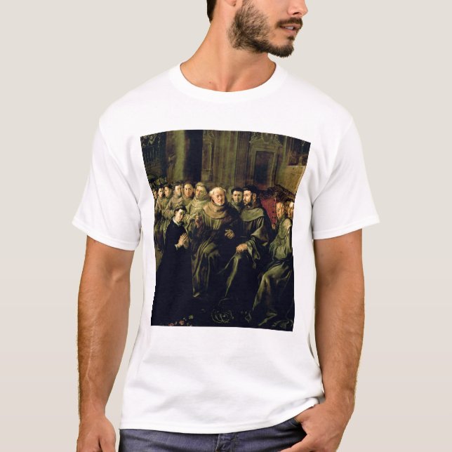 Begrüßen von St Bonaventure in den Franziskaner T-Shirt (Vorderseite)