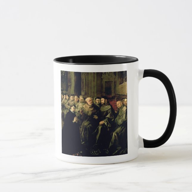 Begrüßen von St Bonaventure in den Franziskaner Tasse (Rechts)