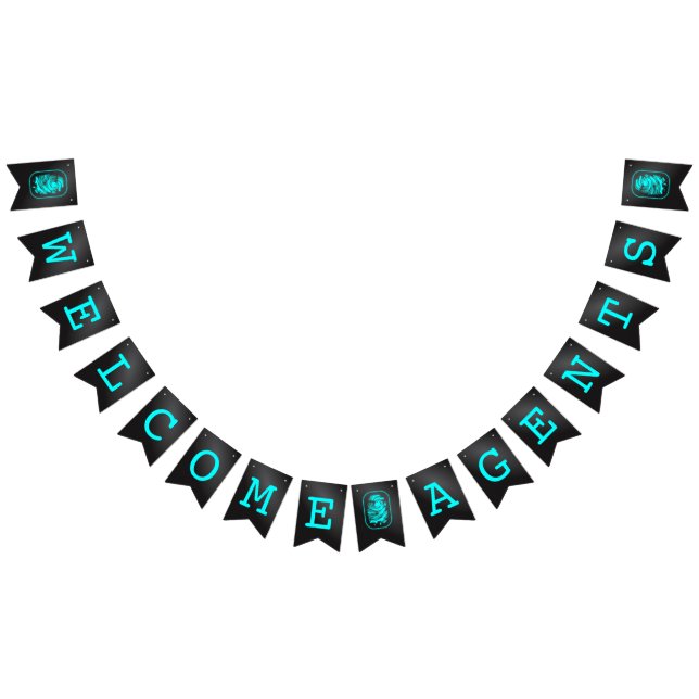 BEGRÜSSENDE AGENT WIMPELKETTE (Alle)