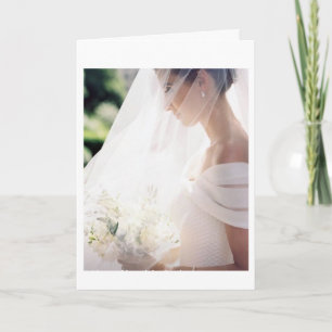 BEGRÜSSENDE TAGESGRATULATIONEN SCHÖNE BRIDE KARTE