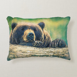 BEGRÜSSENDER BÄRM DURCH PILLOW DEKOKISSEN