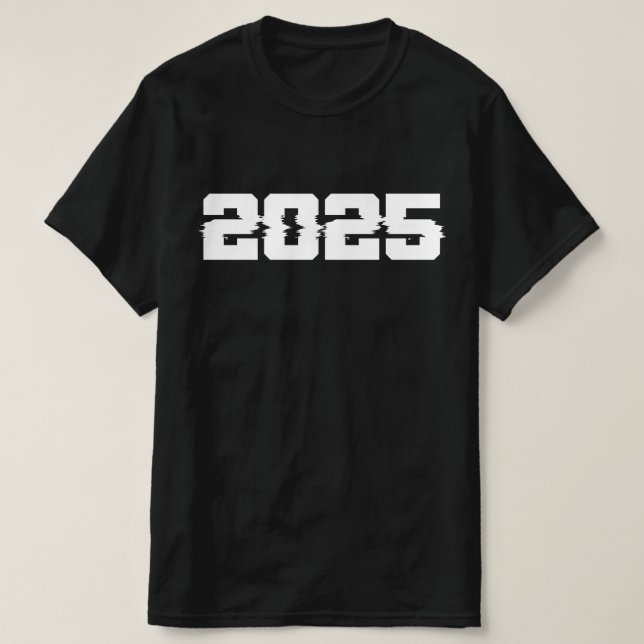Begrüßung 2025 - Frohes neues Jahr 2025 T-Shirt (Design vorne)