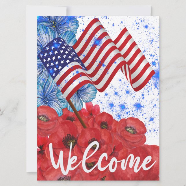 Begrüßung 4. Juli (Vorderseite)