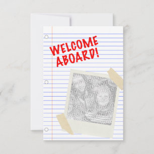 Begrüßung an Bord Einladung