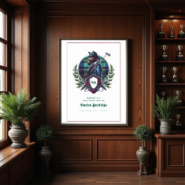 Begrüßung der Baby-Dusche von Preppy Equestrian Poster