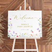 Begrüßung der Babydusche mit verzauberten Schmette