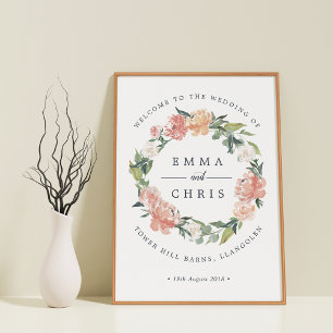 Begrüßung der Blumenzwiebeln im Sommer Poster