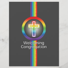 Begrüßung der Kongregation Christentum Flyer