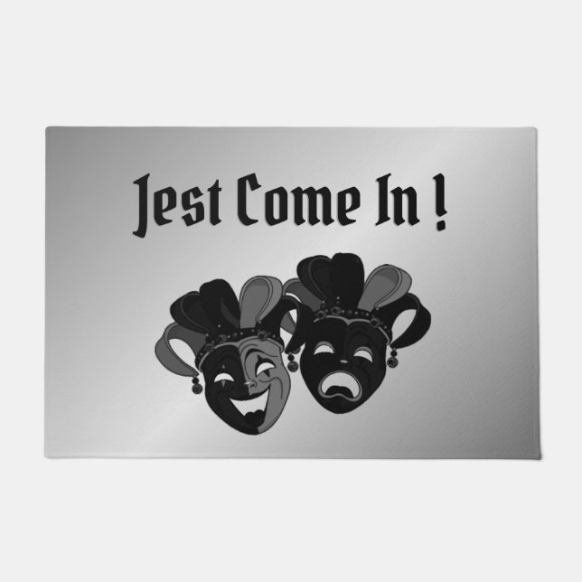 Begrüßung der Masken des Comedy und des Tragedy Th Fußmatte (Vorderseite)