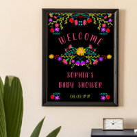 Begrüßung der mexikanischen Fiesta Floral Baby Dus