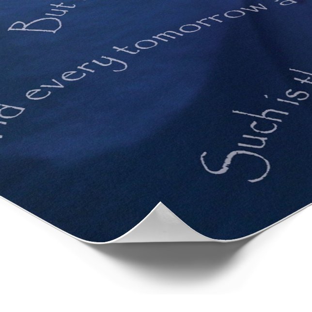 Begrüßung der Morgendämmerung Poster (Ecke)