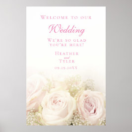 Begrüßung der Rose 24"x36" Begrüßungszeichen Poster