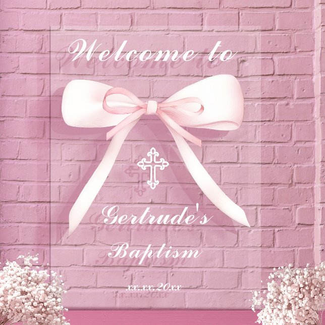 Begrüßung der Taufe Acrylschild (Von Creator hochgeladen)