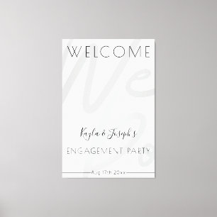 Begrüßung der Teilnehmer Leinwanddruck