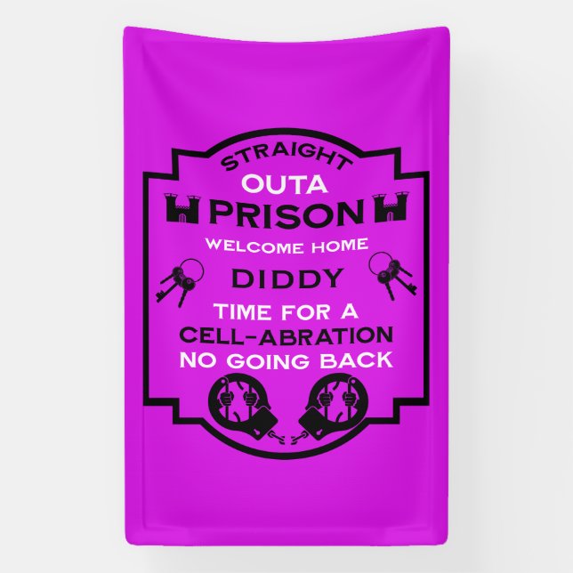 Begrüßung der Zuhause aus dem Gefängnis Banner (Vertikal)