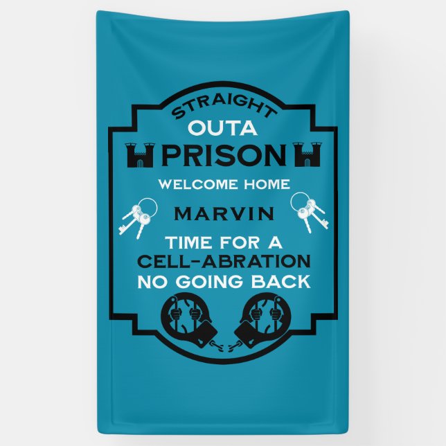 Begrüßung der Zuhause aus dem Gefängnis Banner (Vertikal)