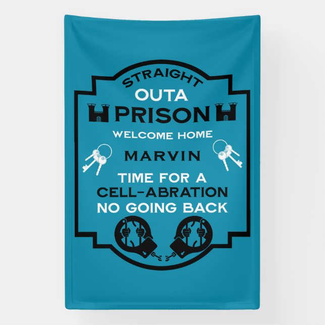 Begrüßung der Zuhause aus dem Gefängnis Banner (Vertikal)