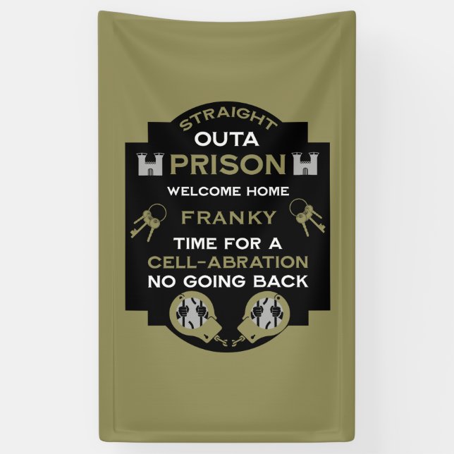 Begrüßung der Zuhause aus dem Gefängnis Banner (Vertikal)