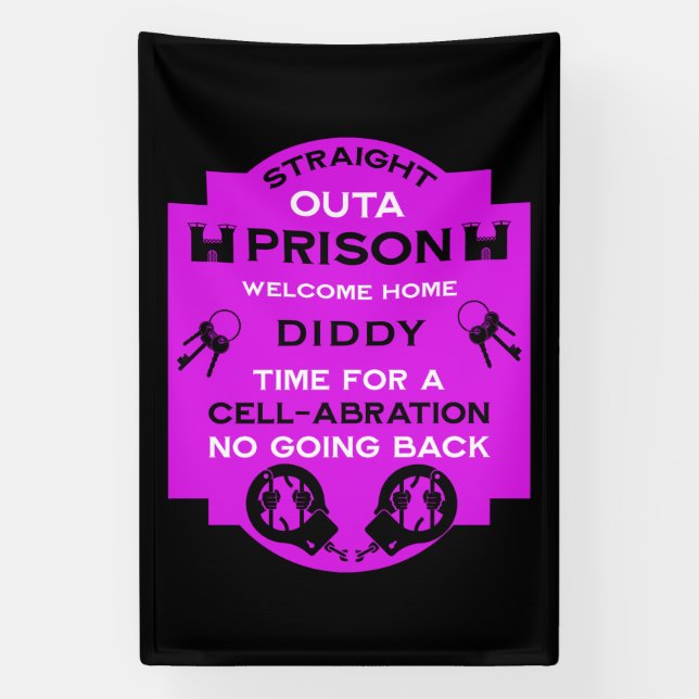 Begrüßung der Zuhause aus dem Gefängnis Banner (Vertikal)