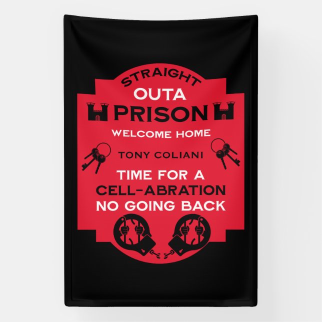 Begrüßung der Zuhause aus dem Gefängnis Banner (Vertikal)