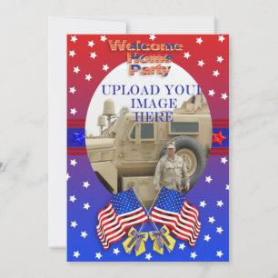 Begrüßung der Zuhause Militärische Einladung