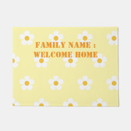 Begrüßung der Zuhause vor der Haustür Fußmatte