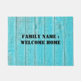 Begrüßung der Zuhause vor der Haustür Fußmatte