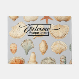 Begrüßung der Zuhause vor der Haustür Fußmatte