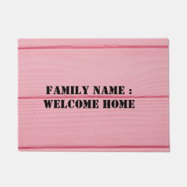 Begrüßung der Zuhause vor der Haustür Fußmatte