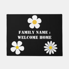 Begrüßung der Zuhause vor der Haustür Fußmatte