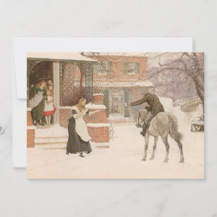 Begrüßung des Briefträgers von Robert Walker Macbe Karte