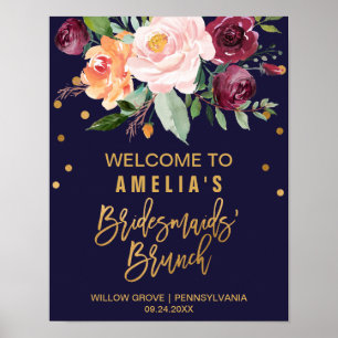 Begrüßung des Herbstbrunch der Blumenbridmaier Poster