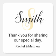 Begrüßung des individuell anpassbaren Gold Monogra