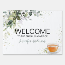 Begrüßung des Tee-Party