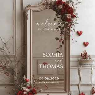 Begrüßung eines Signals Mirror Decal Fensteraufkleber