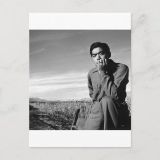 Begrüßung in Manzanar, 1943 Postkarte