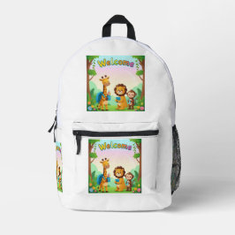 Begrüßung Niedlicher Jungle Animes School Rucksack