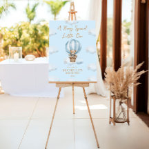Begrüßung Teddy Bear Boy Baby Shower Board