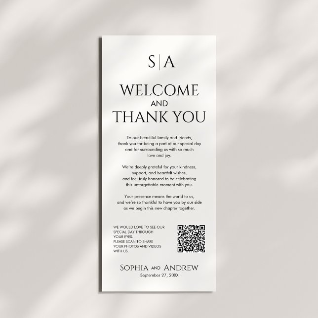 Begrüßung und Dankeschön-Karte für Tischdekoration (Von Creator hochgeladen)