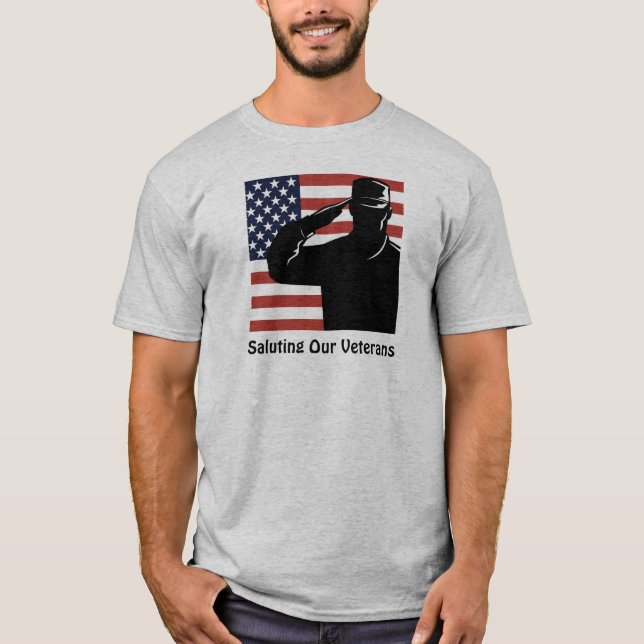 Begrüßung unserer Soldaten und der amerikanischen  T-Shirt (Vorderseite)
