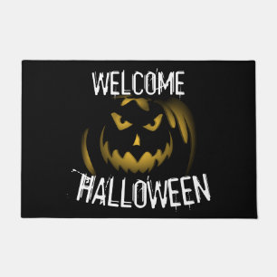 Begrüßung von Jack-o-Laterne Fußmatte