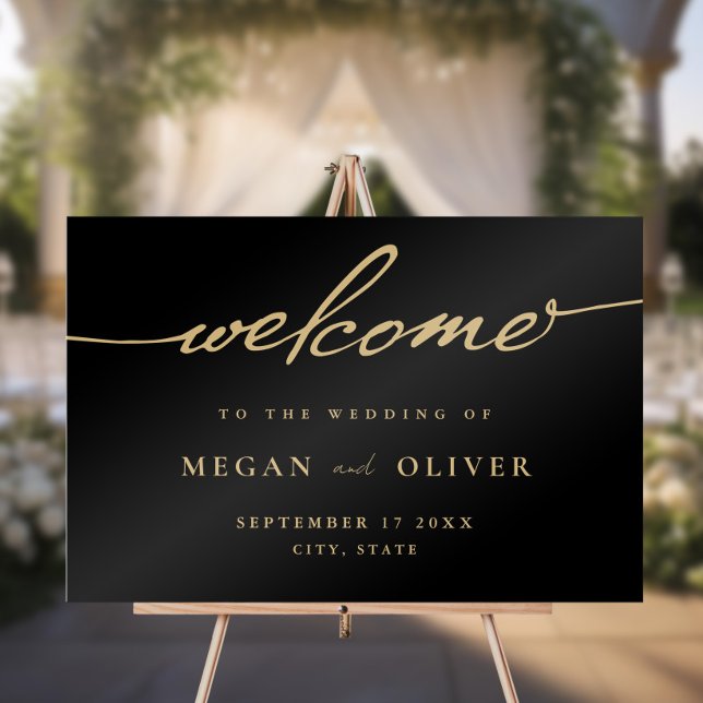 Begrüßung von Minimalistischen Skripten Acrylschild (Von Creator hochgeladen)