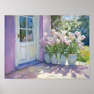 Begrüßung von Tulips Poster