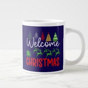 Begrüßung Weihnachten-84964 Jumbo-Tasse