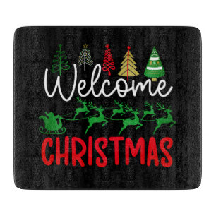 Begrüßung Weihnachten-84964 Schneidebrett